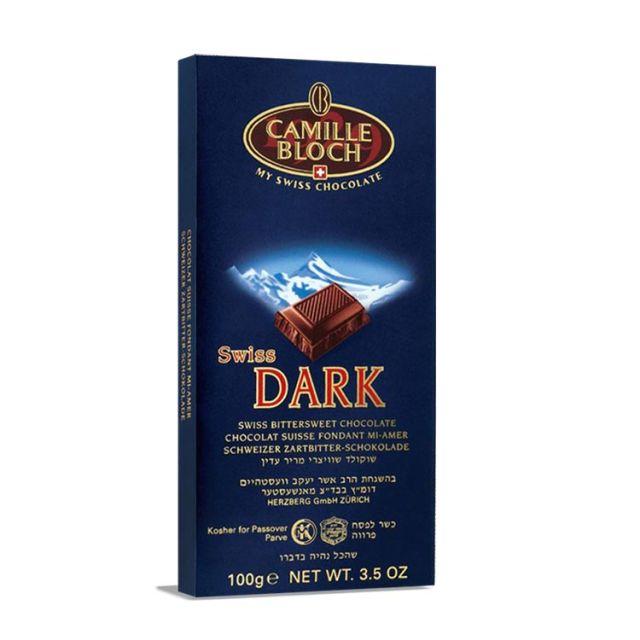 Camille Bloch Swiss Dark Chocolate 3.5 Oz-121-301-18