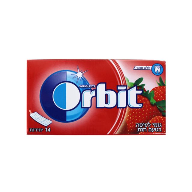 Orbit Strawberry Tabs Gum - 14 Tabs-121-305-02