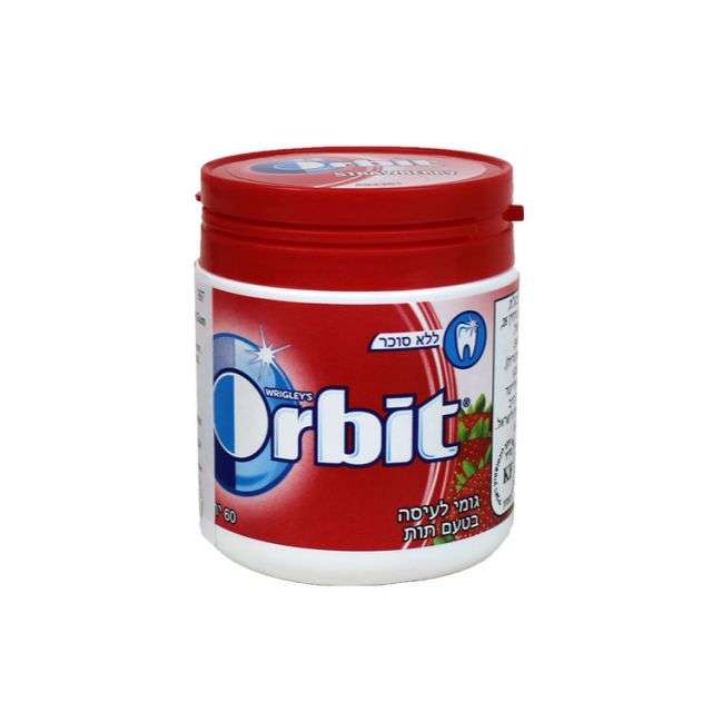 Orbit Strawberry Bottle Gum - 60 Tabs-PP25063