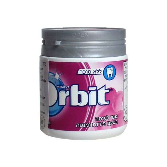 Orbit Bubblemint Gum Jar - 60 Tabs-121-305-08