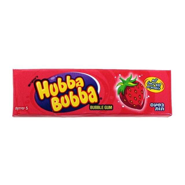 Hubba Bubba Wrigley’s Strawberry 1.24 Oz-121-305-14
