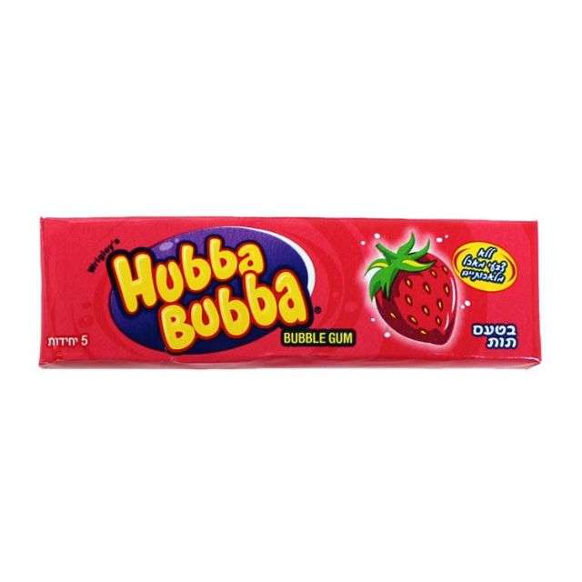 Hubba Bubba Wrigley’s Strawberry 1.24 Oz-PP25048