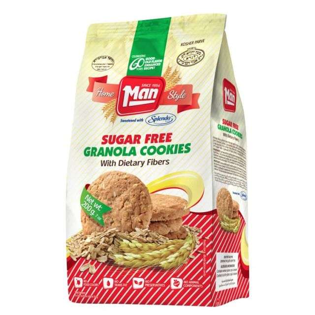 Man Sugar Free Granola Cookies 7 Oz-121-229-05