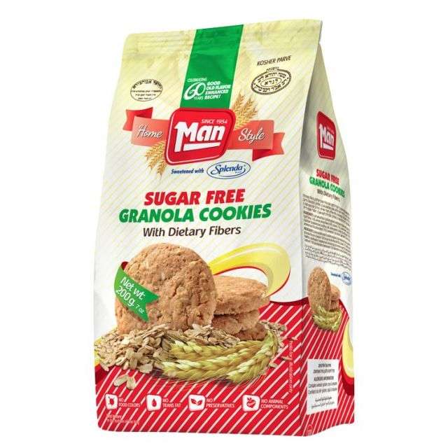 Man Sugar Free Granola Cookies 7 Oz-PP1843