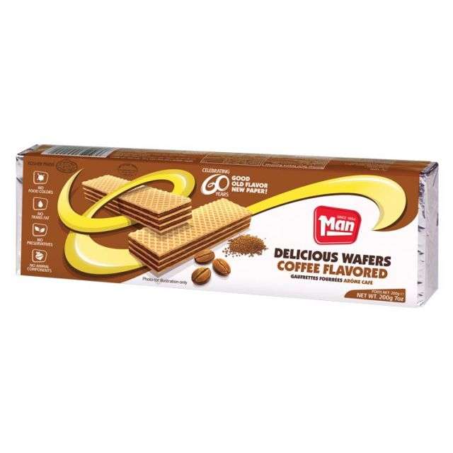 Man Coffee Flavored Wafer 7 Oz-PP3035