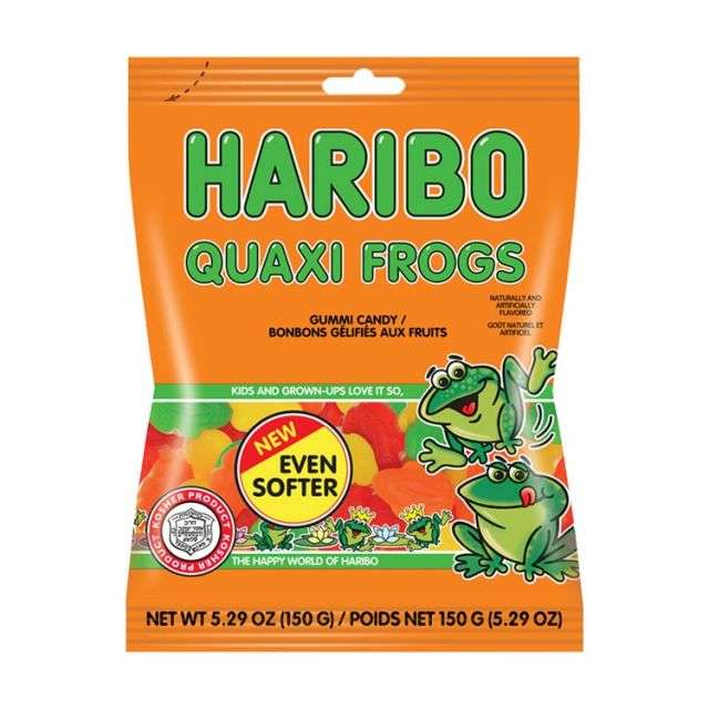 Haribo Quaxi Frogs Gummies 5.29 Oz-PP12190