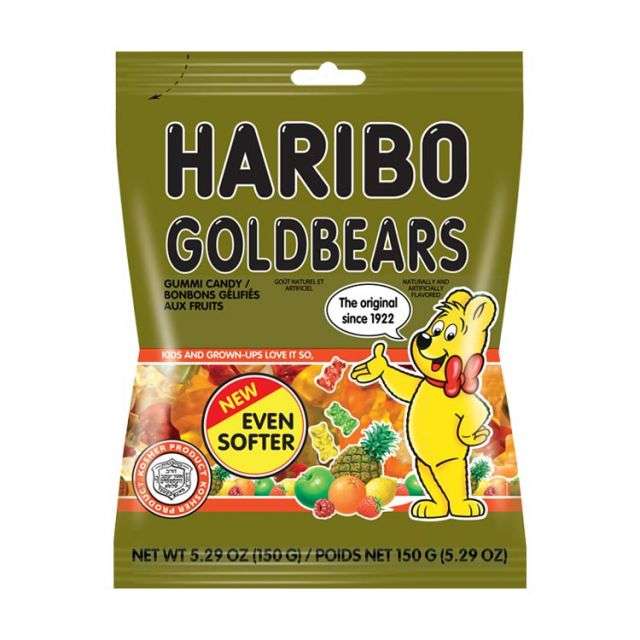 Haribo Gold Bears Gummies 5.29 Oz-PP12192