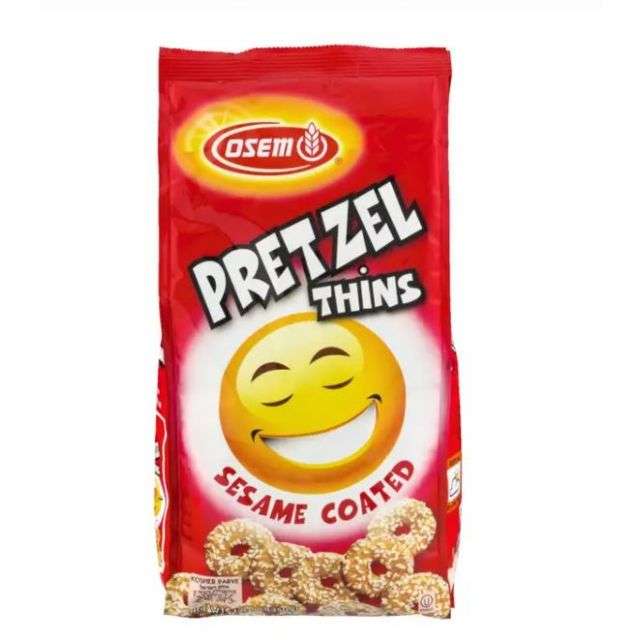 Osem Pretzel Thins Sesame Coated  12.3 oz-OI110-05-872