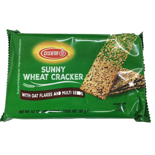 Osem Sunny Wheat Cracker Whole Grains & Multi Seeds 6.7 oz-OI110-10-135