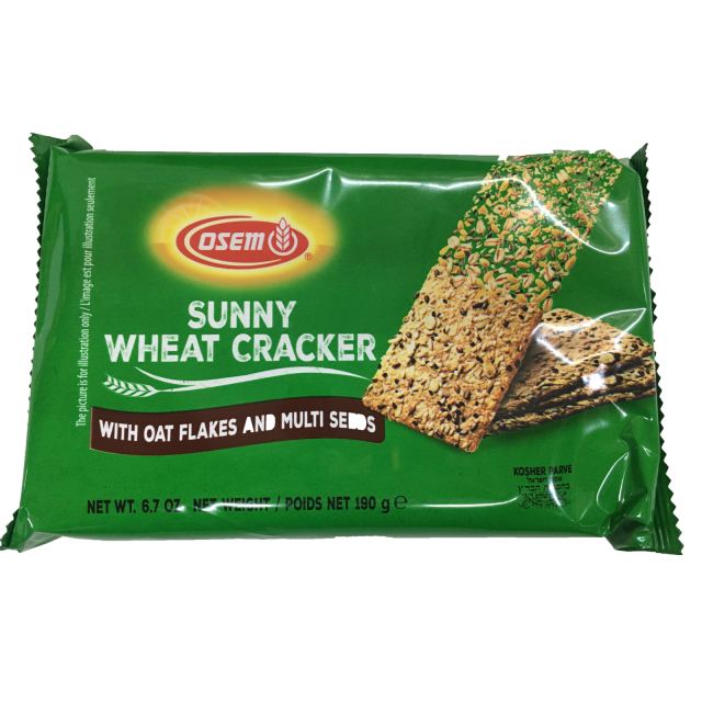 Osem Sunny Wheat Cracker Whole Grains & Multi Seeds 6.7 oz-121-317-03