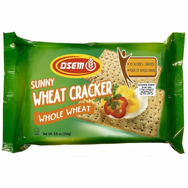 Osem Sunny Wheat Cracker Whole Wheat 8.8 oz-121-317-05
