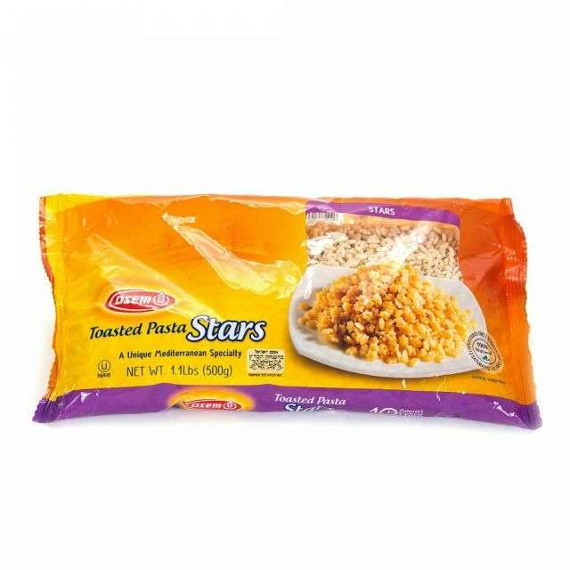 Osem Toasted Pasta STARS BAG 500g - 17.6 oz-OI110-30-127