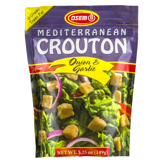 Osem Onion & Garlic Crouton 5.25 oz-04-191-02