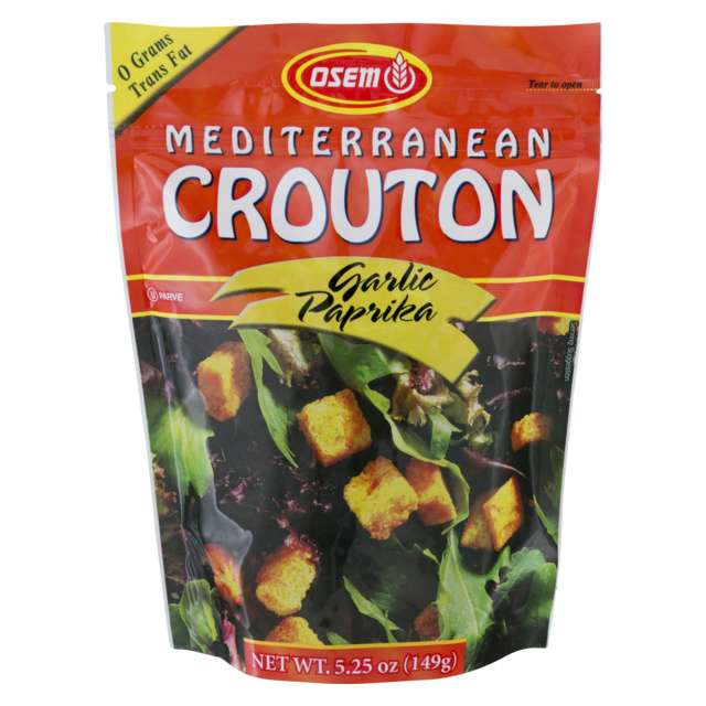 Osem Garlic Paprika Crouton 5.25 oz-OI110-85-503
