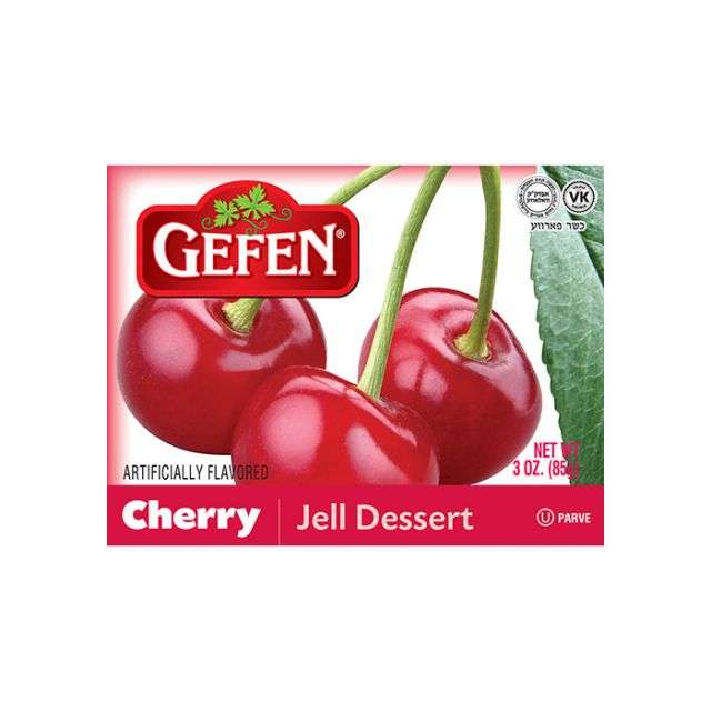 Gefen Cherry Jell Dessert 3 oz-PK306102