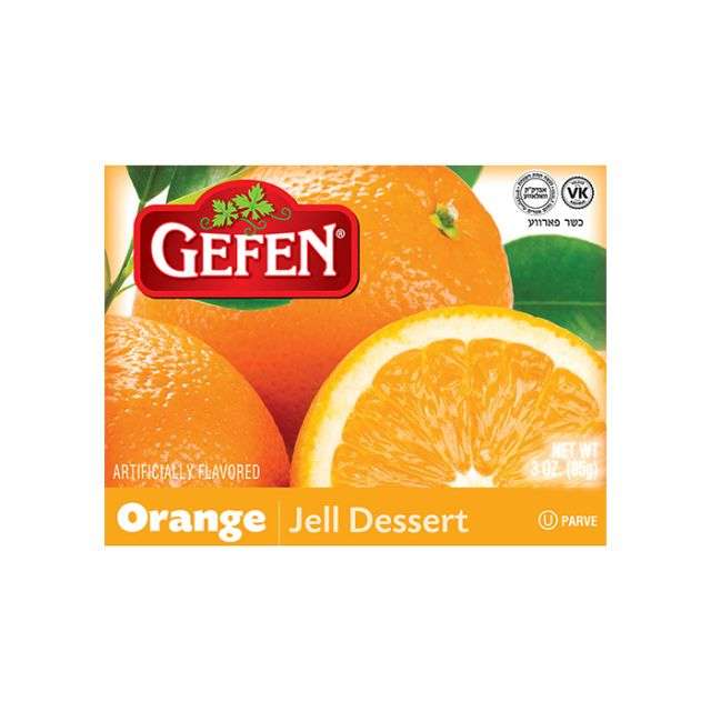 Gefen Orange Jell Dessert 3 oz-04-221-04