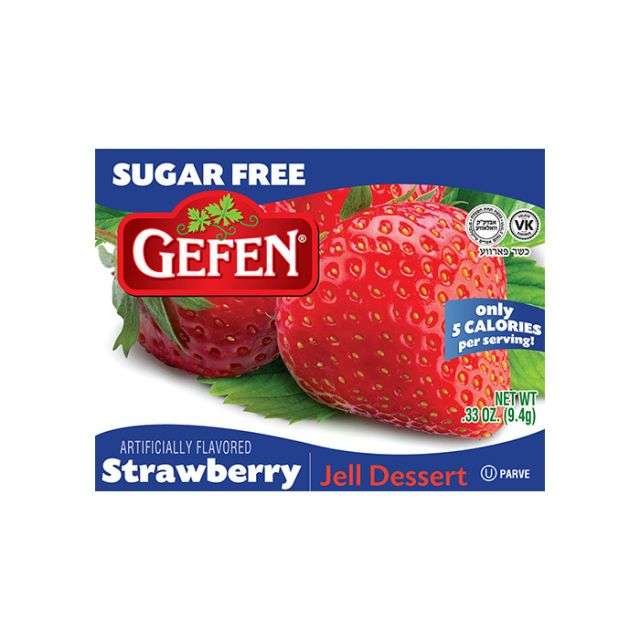 Gefen Diet Strawberry Jell Dessert 0.3 oz-PK306120