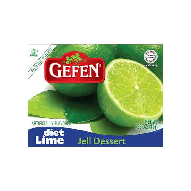 Gefen Diet Lime Jell Dessert 0.3 oz-04-221-13