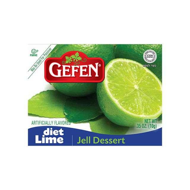 Gefen Diet Lime Jell Dessert 0.3 oz-PK306225