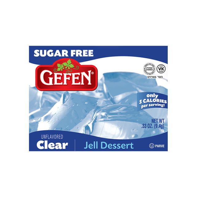 Gefen Diet Clear Unflavored Jell Dessert 0.3 oz-04-221-14
