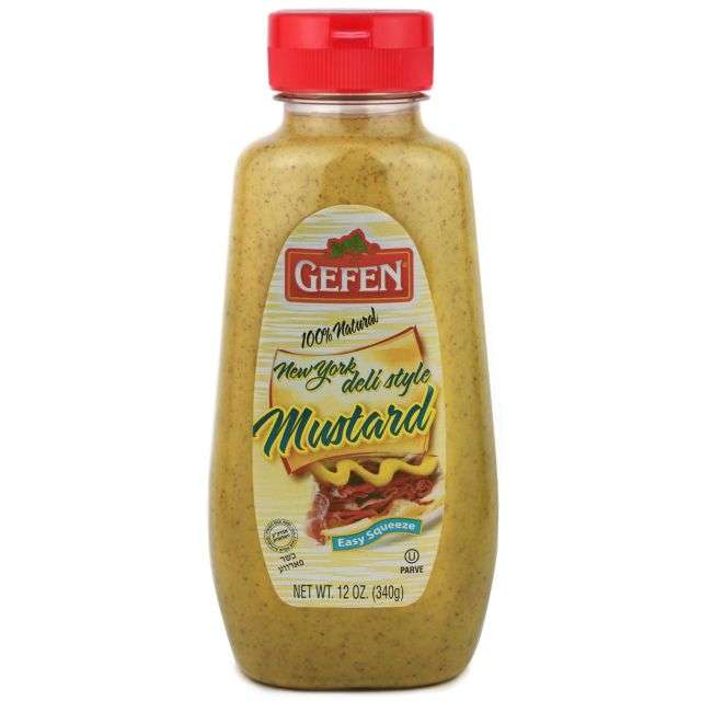 Gefen Deli Style Mustard 12 Oz-04-242-01