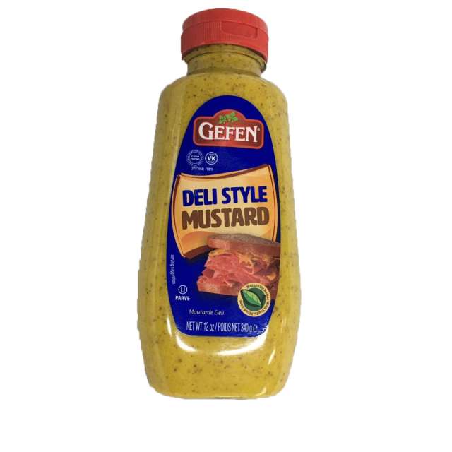 Gefen Deli Style Mustard 12 Oz-PK308305