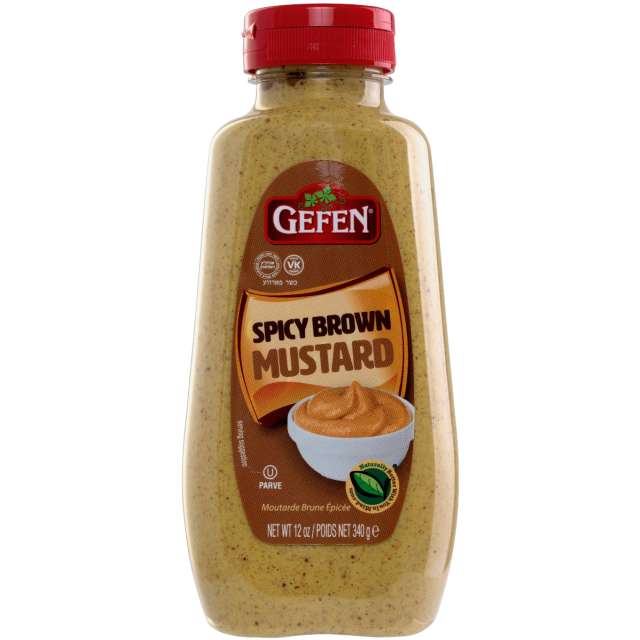 Gefen Spicy Brown Mustard 12 Oz-04-242-02