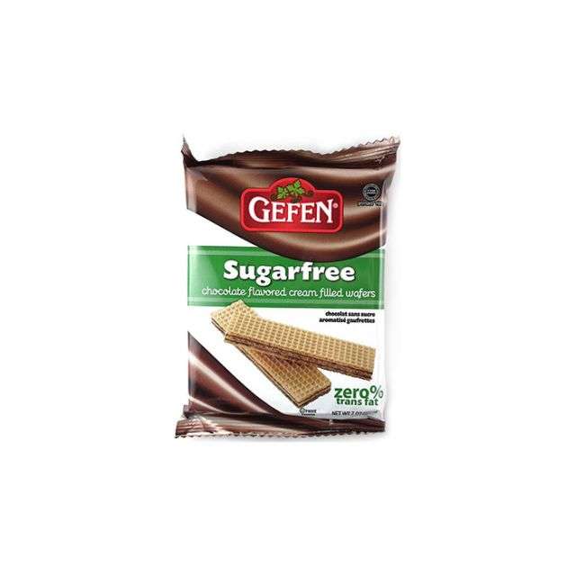 Gefen - Sugar free Choolcate Flavored Cream Filled Wafers-121-302-17