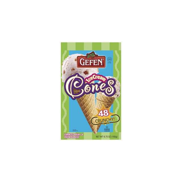 Gefen Ice Cream Cones 48 Pc-PK337101