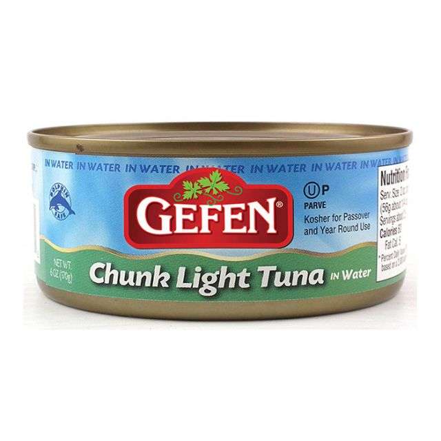 Gefen Chunk Light Tuna In Water 6 oz-PK315112