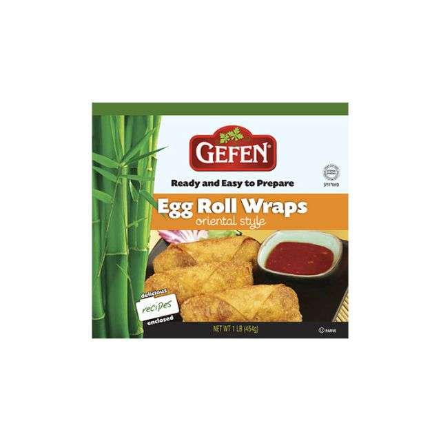 Gefen Frozen Egg Roll Wraps 16 oz-313-342-01
