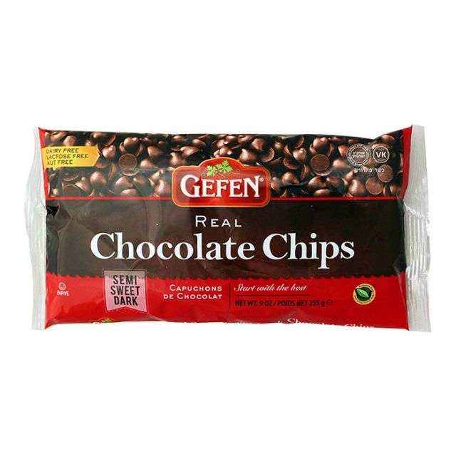 Gefen Semi-sweet Dark Chcocolate Chips 9 oz-PK304320