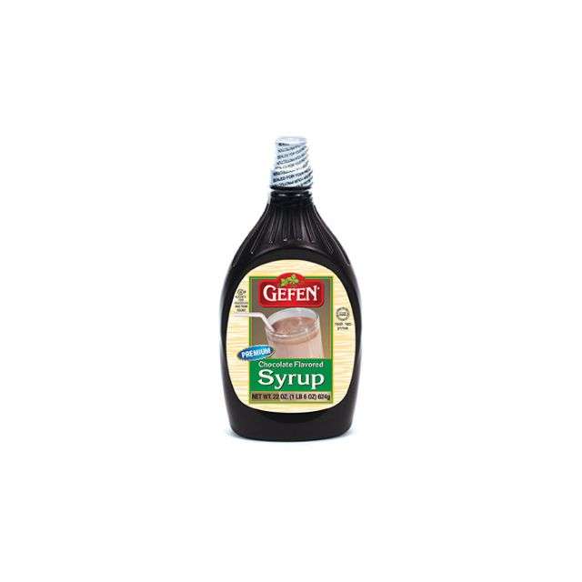 Gefen Chocolate Syrup (Kosher for Passover)  22 oz-04-197-01