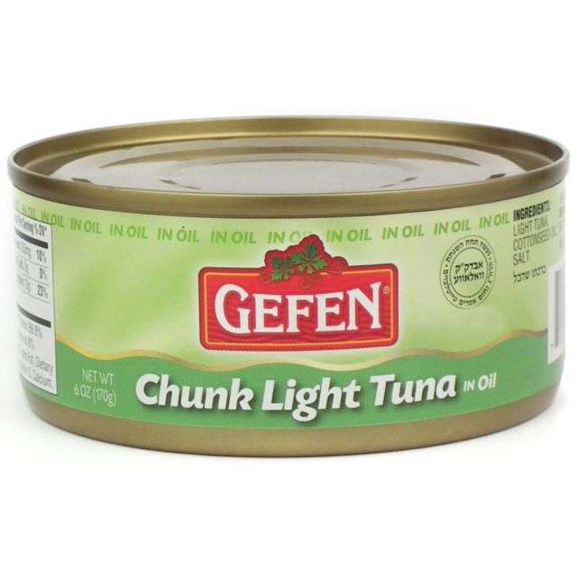 Gefen Chunk Light Tuna In Oil 6 Oz-04-202-08