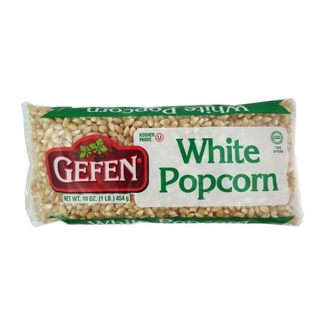 Gefen White Popcorn White 16 Oz-04-215-05