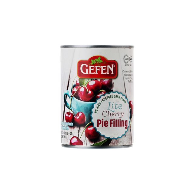 Gefen Lite Cherry Pie Filling 20 Oz-04-227-04