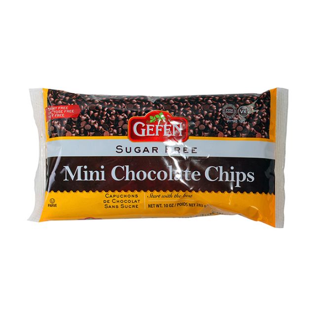 Gefen Sugar Free Semi-sweet Chocolate Chips 10 Oz-04-226-03