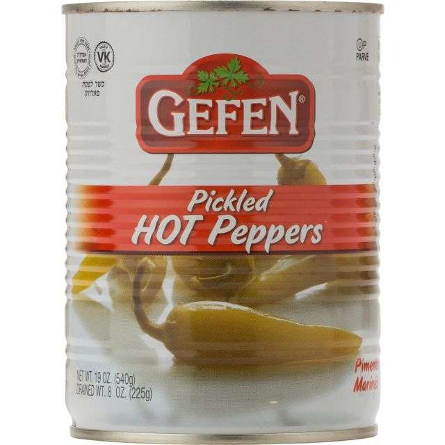 Gefen Pickled Hot Peppers 19 Oz-04-200-04