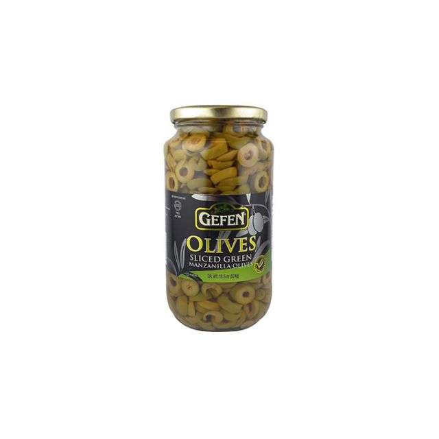 Gefen Salad Manzanilla Olives with Pimento 18 Oz-PK310402