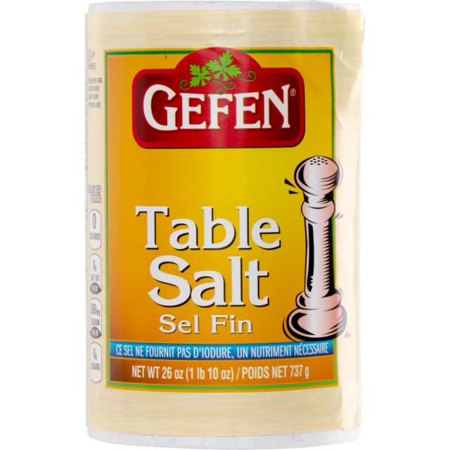 Gefen Table Salt 26 Oz-04-182-01