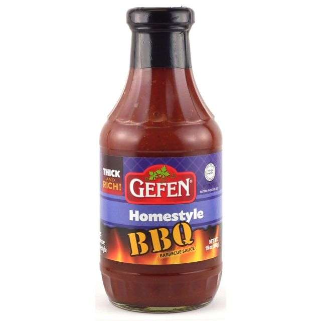 Gefen Homestyle BBQ Sauce 19 Oz-04-429-03