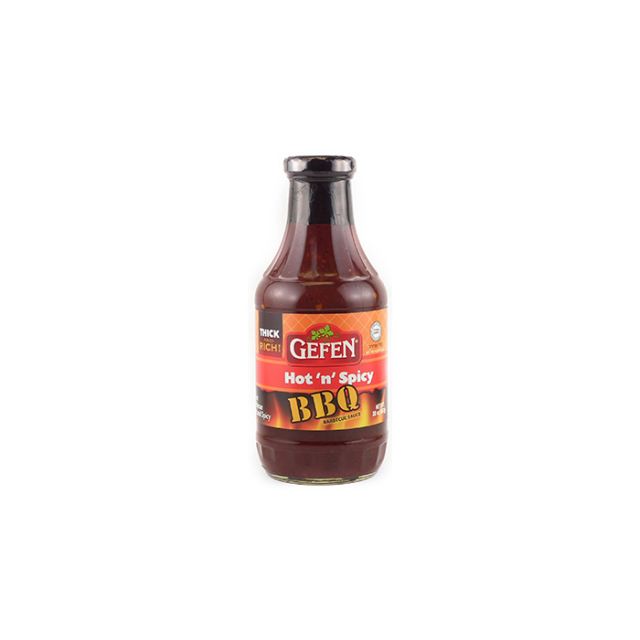 Gefen Hot & Spicy BBQ Sauce 19 Oz-04-429-05