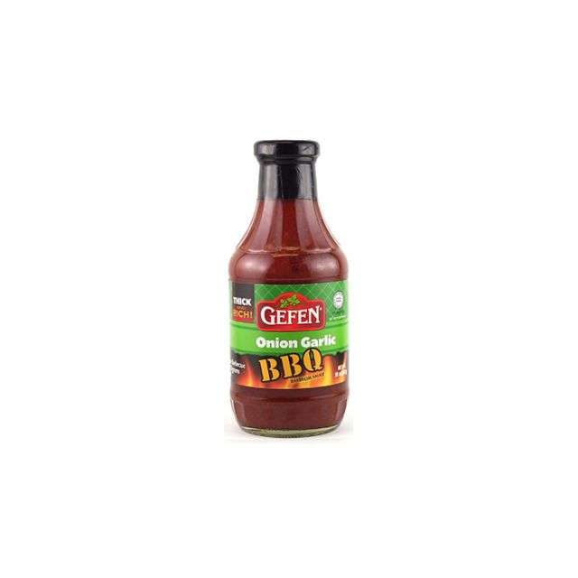 Gefen Onion & Garlic BBQ Sauce 19 Oz-04-429-06
