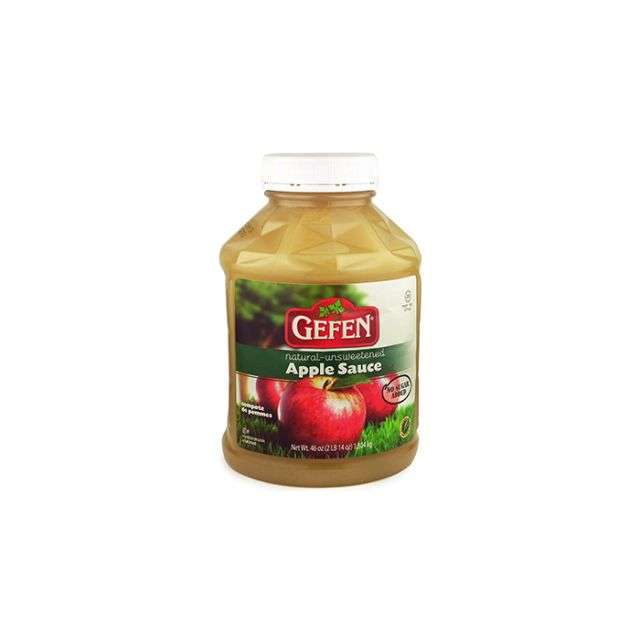Gefen Natural Apple Sauce 46 Oz-04-207-05