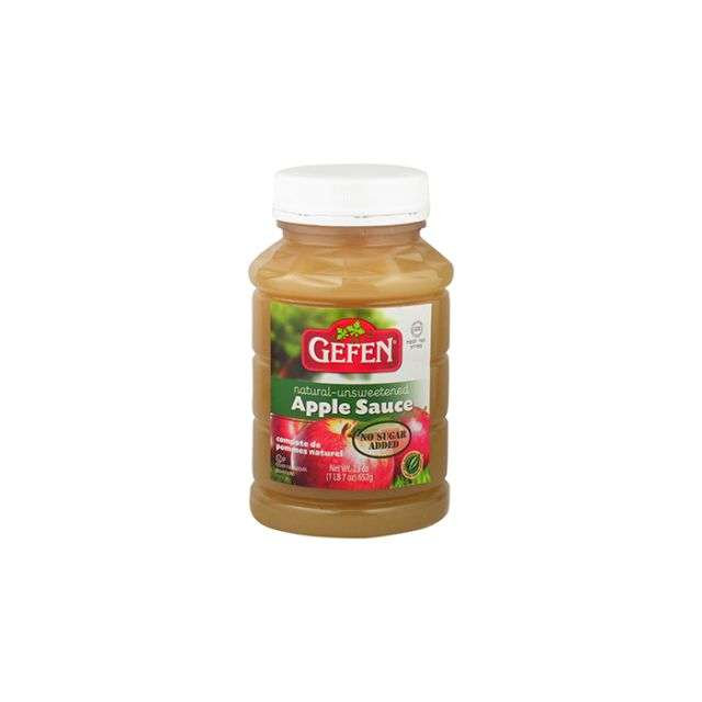 Gefen Regular Apple Sauce 23 Oz-04-207-07