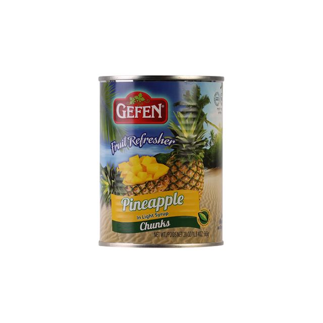 Gefen Canned Pineapple Chunks 20 Oz-04-200-07