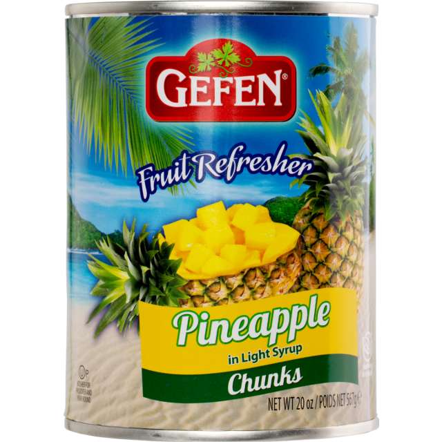 Gefen Canned Pineapple Chunks 20 Oz-04-200-07