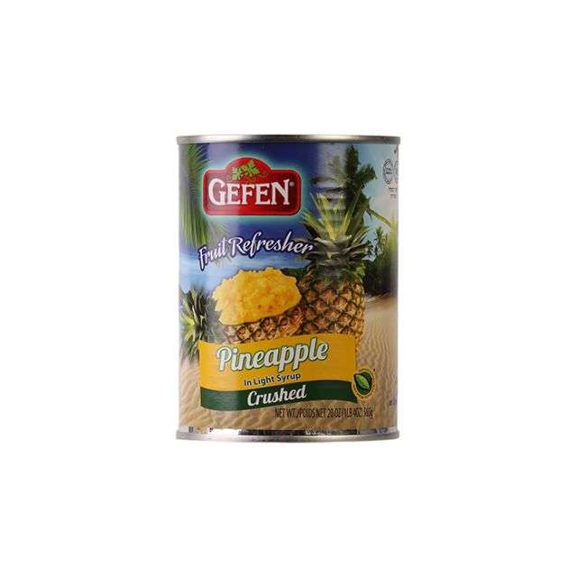 Gefen Canned Crushed Pineapple 20 Oz-04-200-09