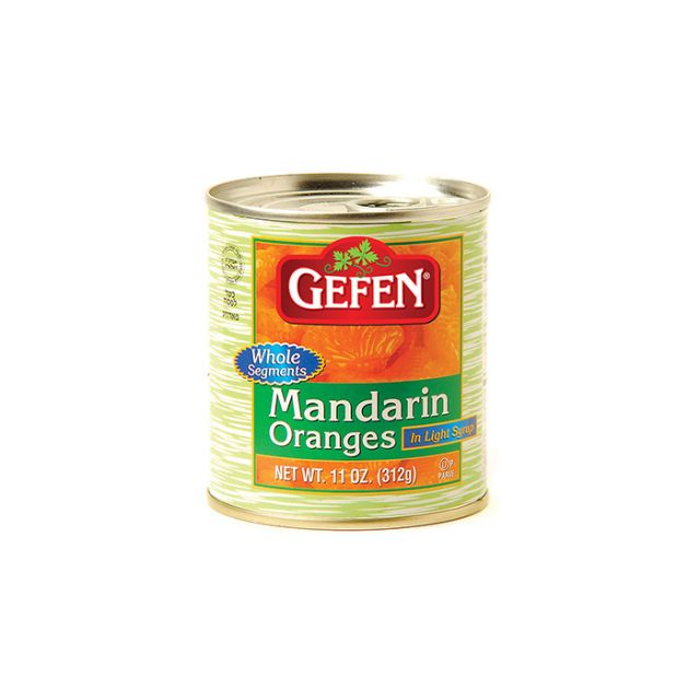 Gefen Canned Mandarins Oranges (Whole Segments) 11 Oz-04-201-01