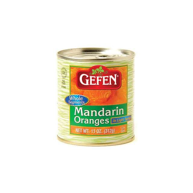 Gefen Canned Mandarins Oranges (Whole Segments) 11 Oz-PK318400